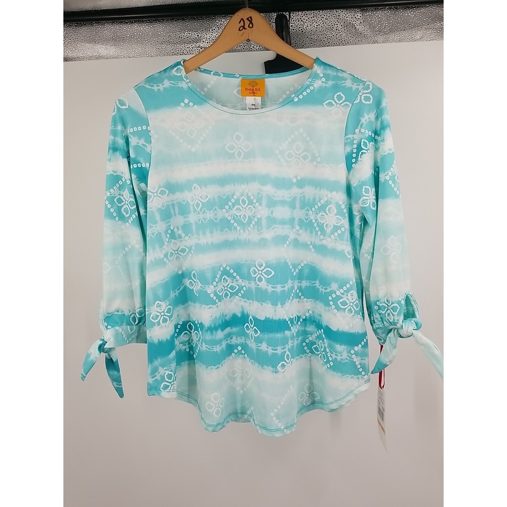 Ruby Rd Womens‎ Size PS Small Petite Crewneck 3/4… - image 1